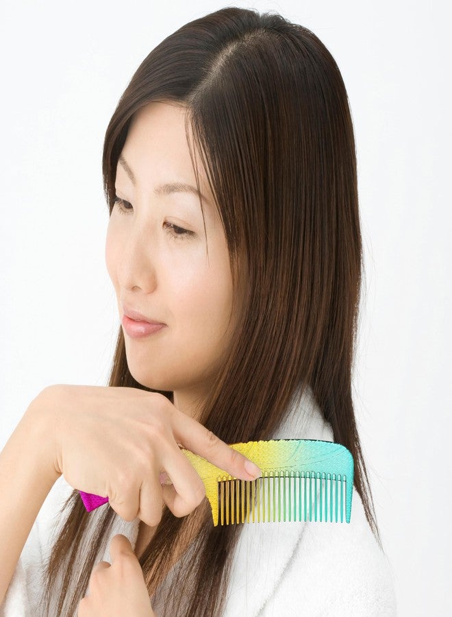 Allegro Combs Allegro Comb 1004 Wide Tooth Detangling Hair Combs For Women, Stylists & Curly Hair Teasing Comb Mens Comb 1 Piece. (Flora's Festive) - Image 5